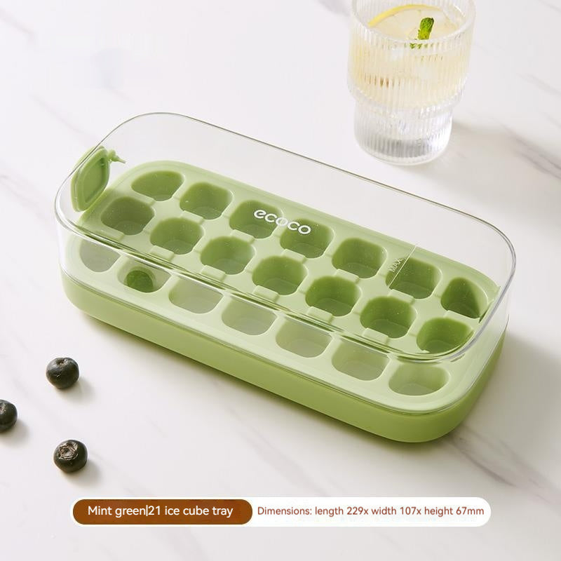 Press-Type Silicone Ice Cube Tray